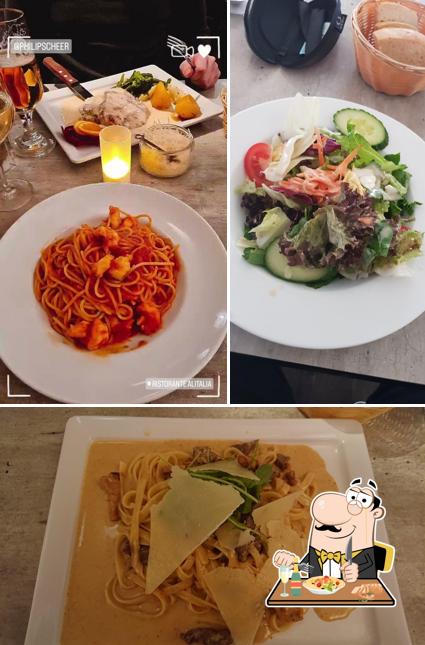 Essen im Ristorante Alitalia