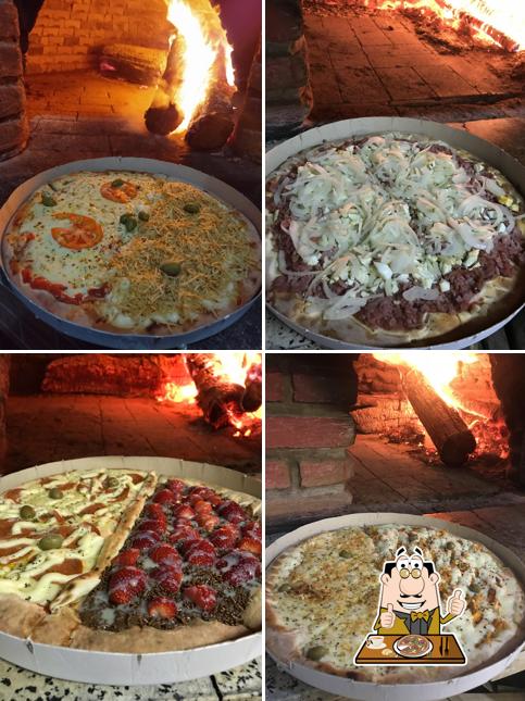 Escolha diferentes estilos de pizza