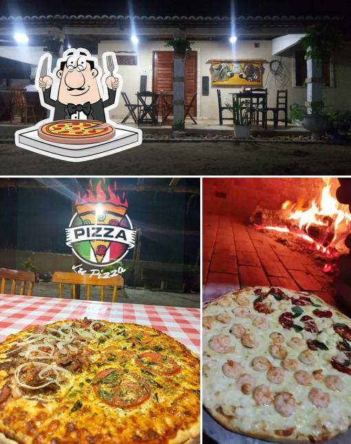 Peça diversos estilos de pizza