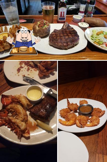 Food at Outback Steakhouse
