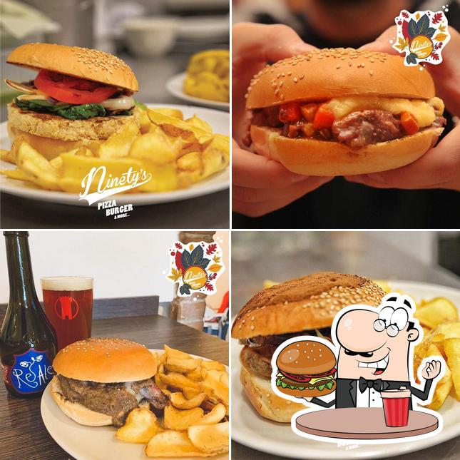 Prenditi un hamburger a Ninety's San Lorenzo - Pizza Burger & More