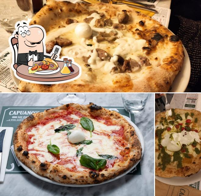 Prueba una pizza en Pizzeria Capuano's Roma