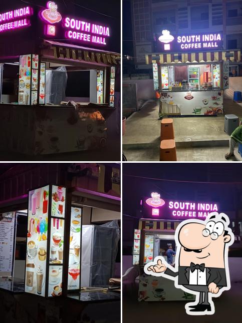 The interior of South India Coffee Mall