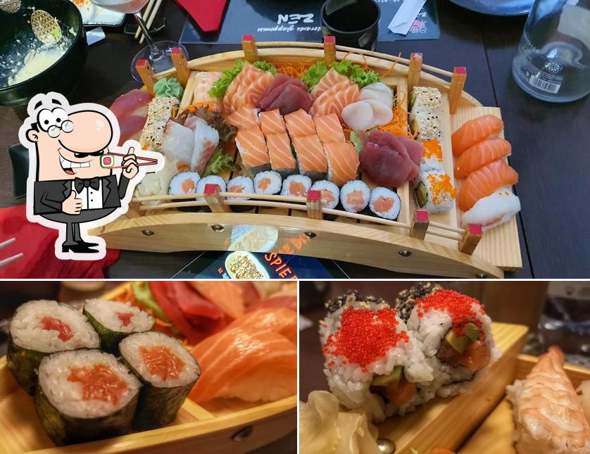 Scegli le varie opzioni di sushi