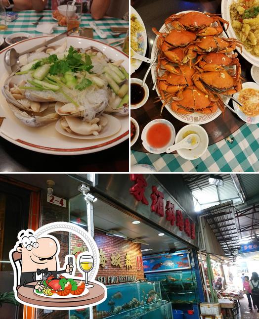 Prueba marisco en Sum Shing Seafood Restaurant