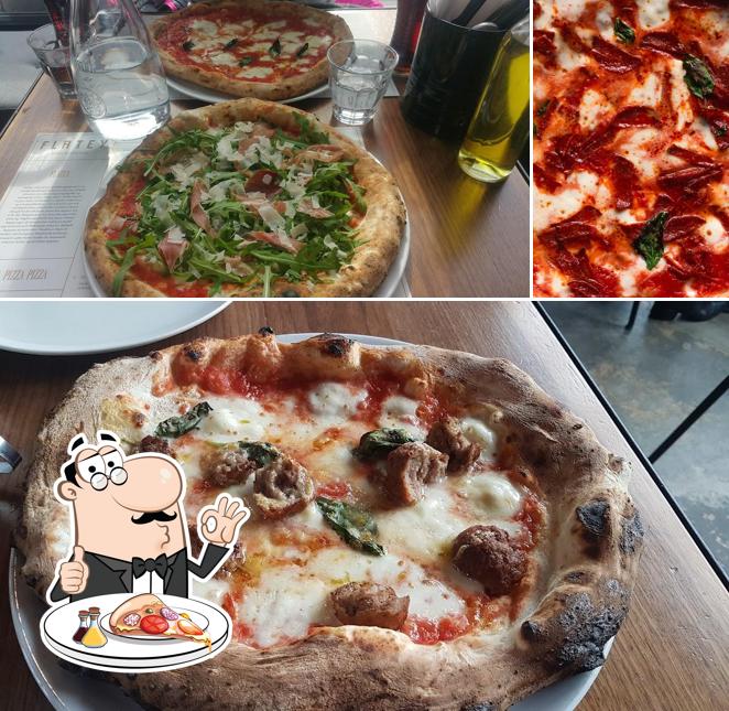 A Flatey Pizza, vous pouvez déguster des pizzas
