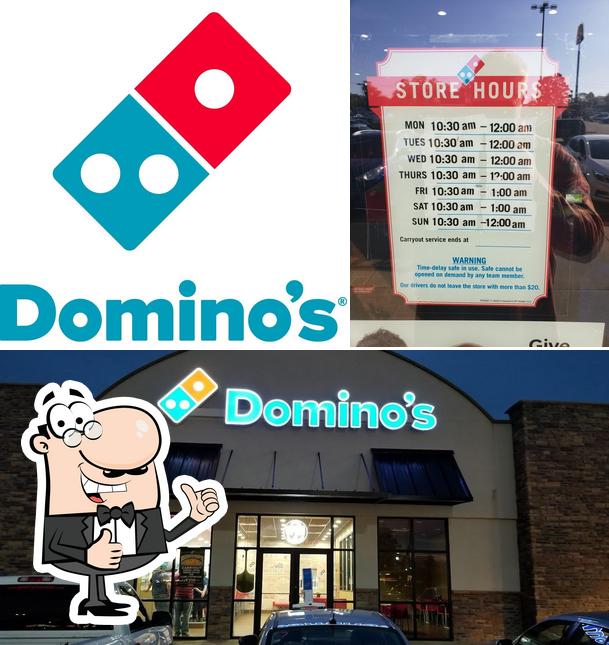Look at the picture of Domino's Pizza