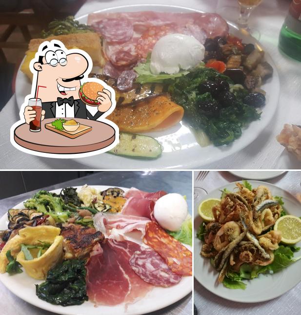 Get a burger at La Casina