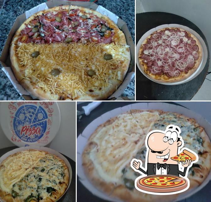 Experimente diferentes variedades de pizza