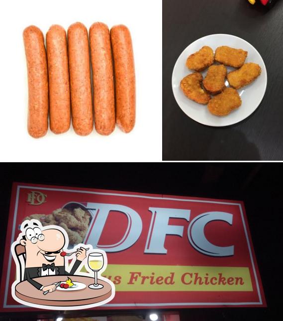 Food at Delicious Fried Chicken