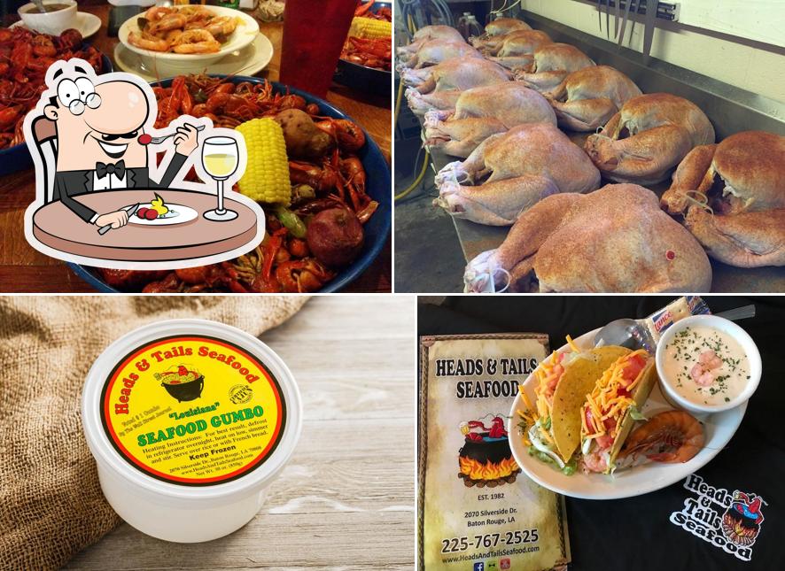 Heads & Tails Seafood, 2070 Silverside Dr in Baton Rouge Restaurant menu and reviews