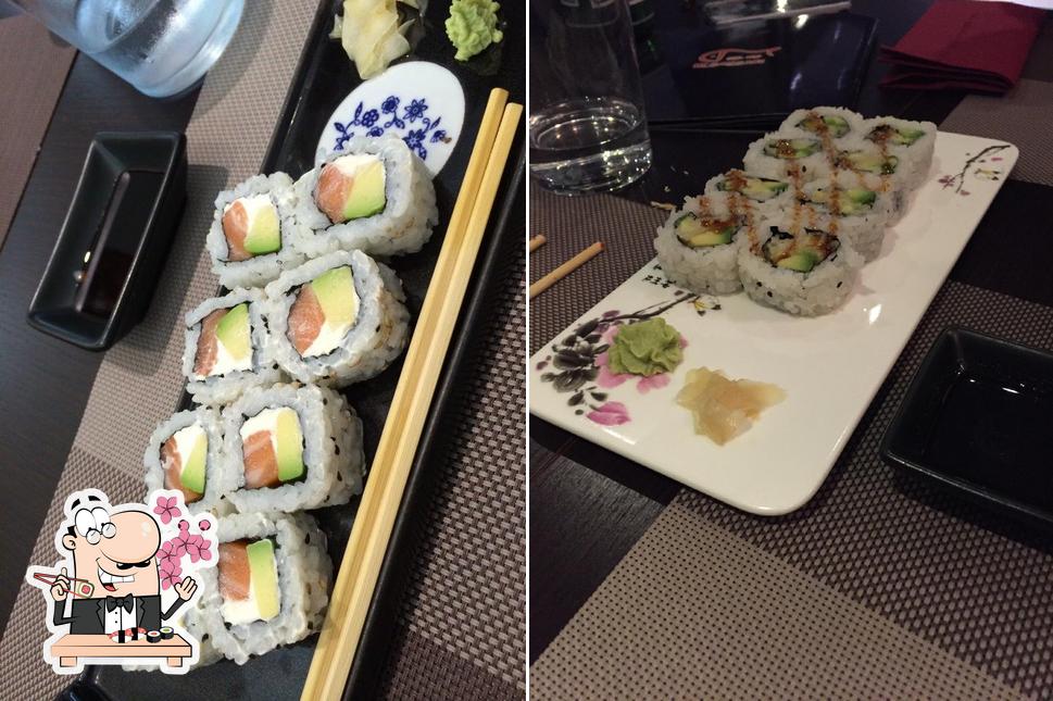 Scegli le diverse opzioni di sushi