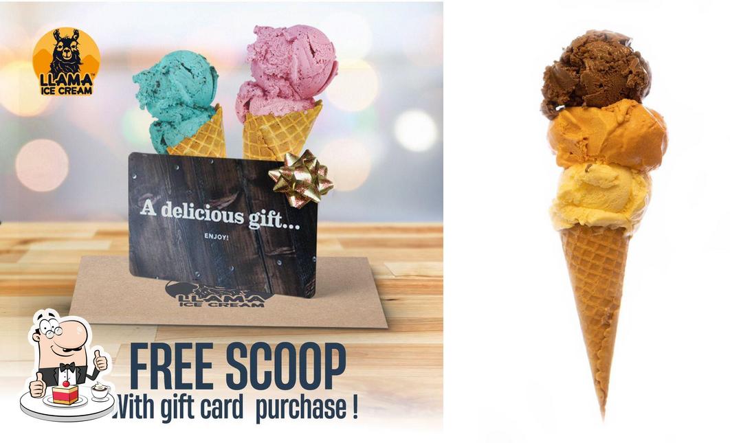 Llama ice cream in Rockaway Restaurant menu and reviews