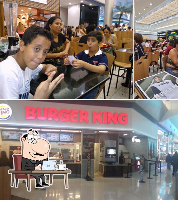 Veja imagens do interior do Burger King