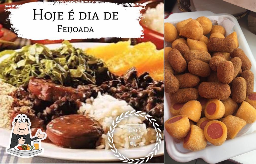 Comida em Café com Pão Lanchonete