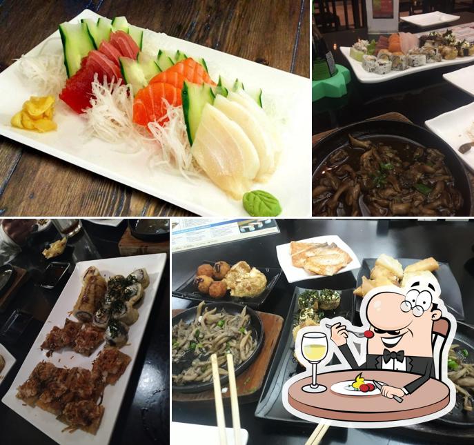 Comida em Flying Sushi