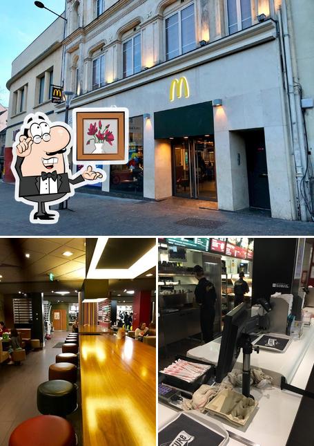 L'intérieur de McDonald's