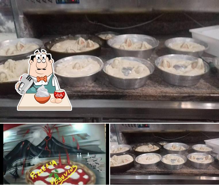 Pizzeria Vesuvius serve un'ampia selezione di dolci
