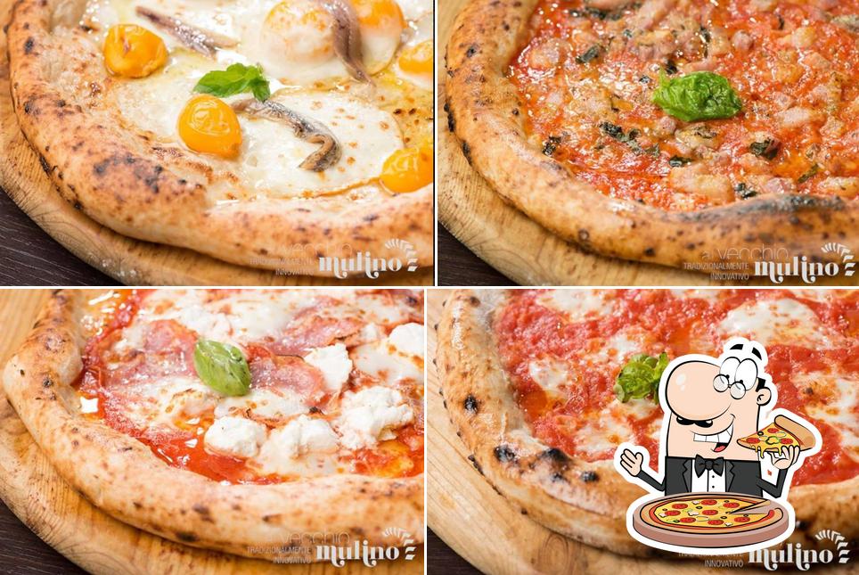 Scegli una pizza a Ristorante Al Vecchio Mulino