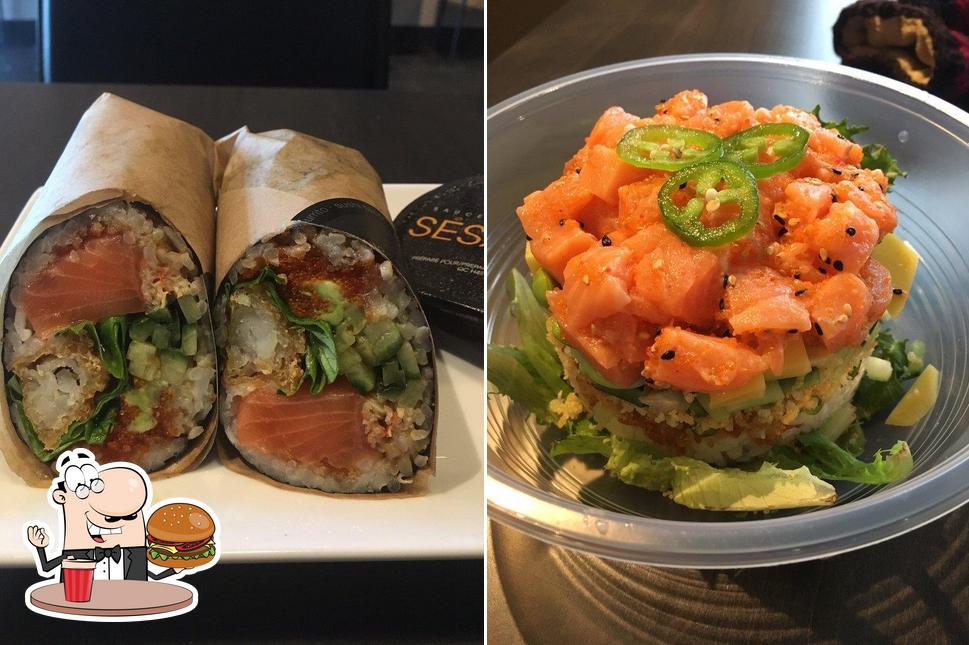 Faites-vous plaisir avec un hamburger à Sushi shop