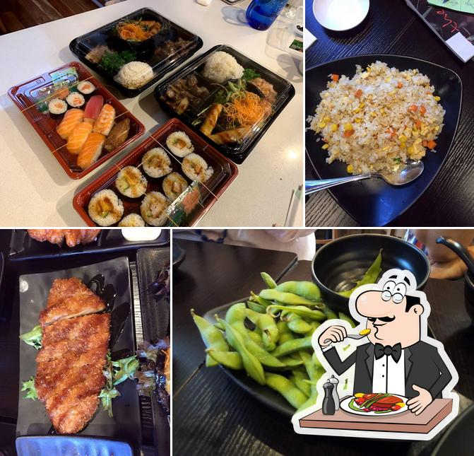 Food at Okami Japanese Restaurant