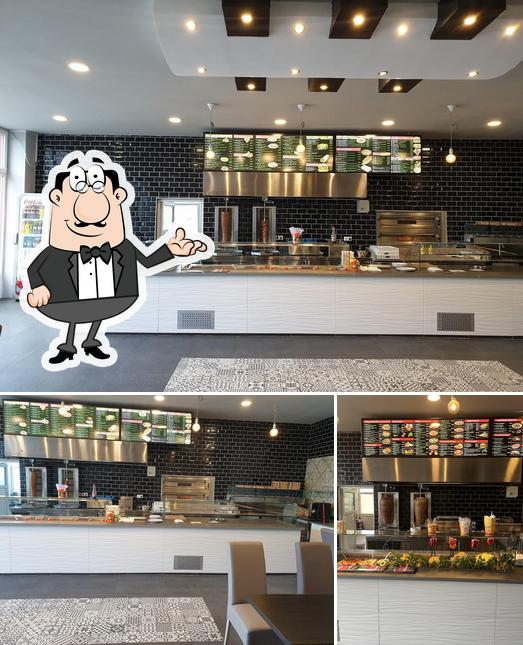 Vérifiez l’image indiquant la intérieur et nourriture concernant Südstadt Döner