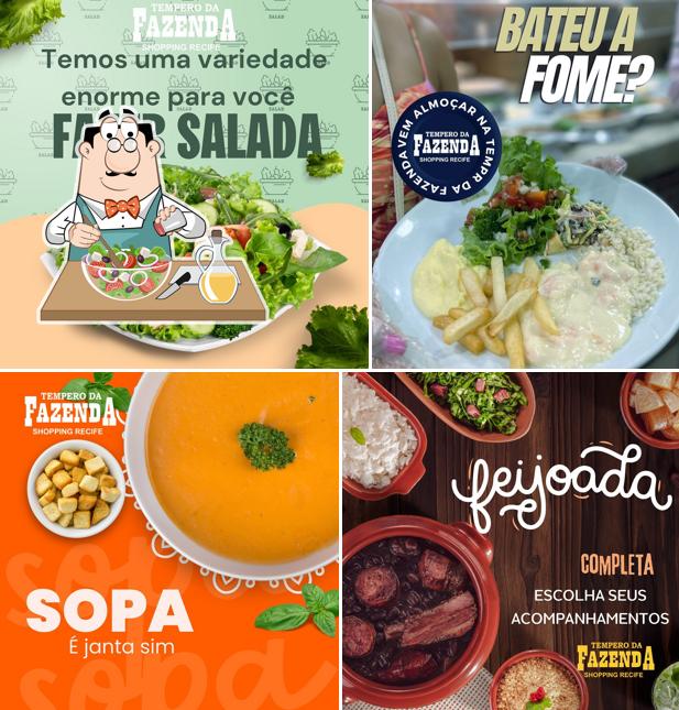 Salada grega em TEMPERO DA FAZENDA