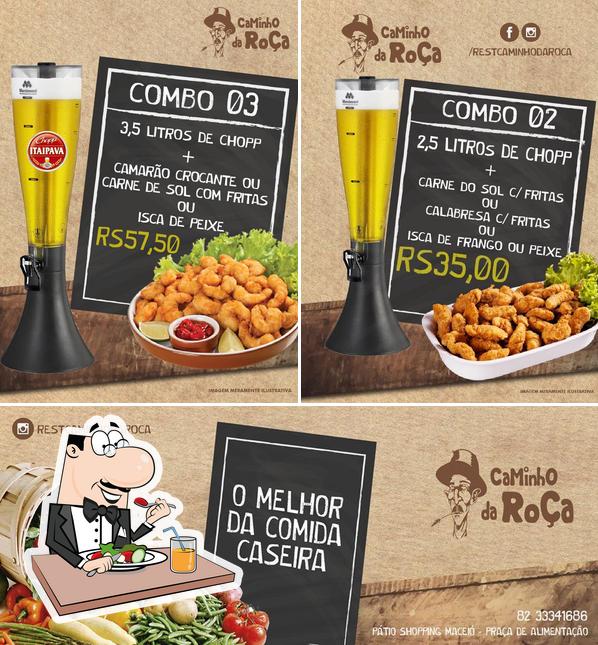 Platos en Caminho da Roça