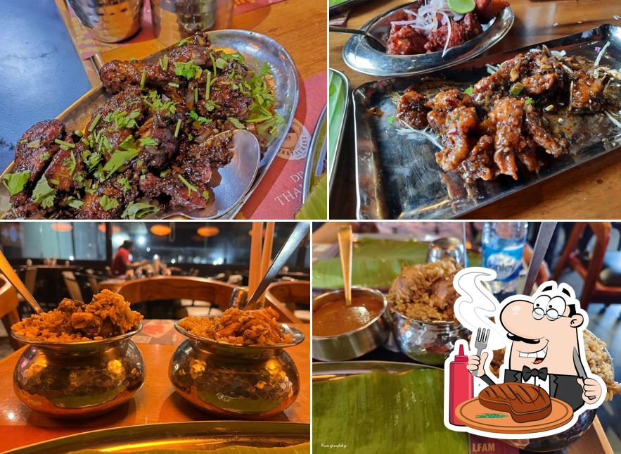 There’s a variety of meals for meat lovers