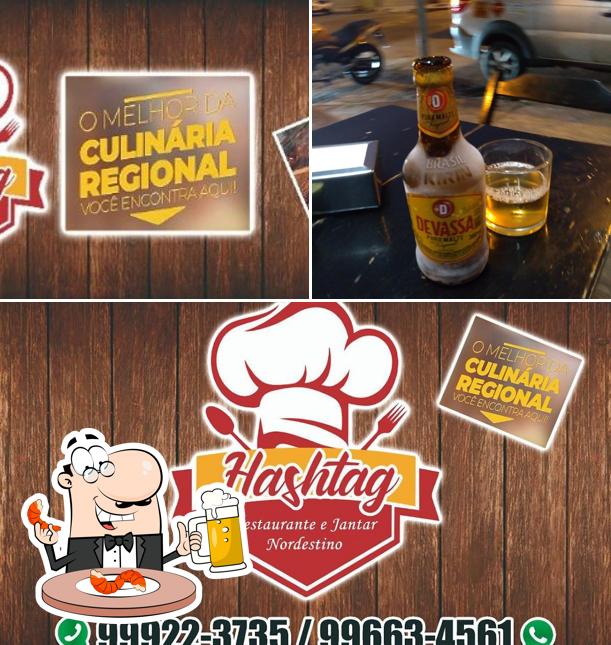Você pode tomar uma tulipa de cerveja leve ou escura