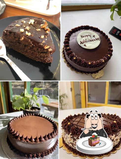 Chocolate cake at Lagom Cafe