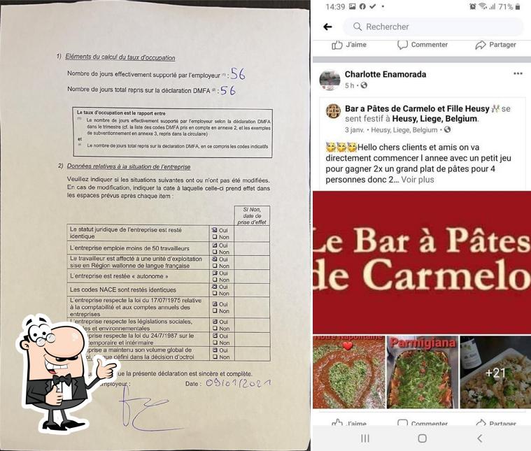 Voici une image de Bar a pâtes Carmelo Heusy