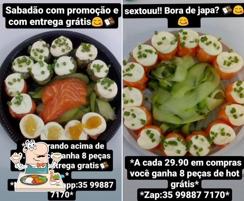 Comida em Disk Sushi Penoni