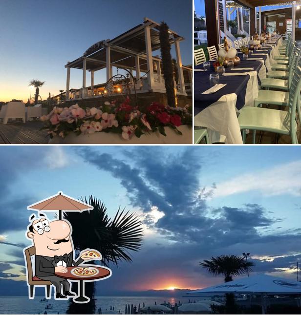 Gli esterni di Paralia ristorante pizzeria Melito, porto Salvo