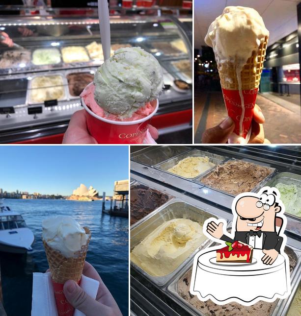 Royal Copenhagen Ice Cream serves a range of desserts