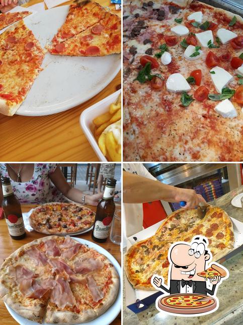 В "Pizzalandia Bibione" вы можете попробовать пиццу
