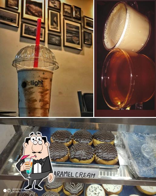 The restaurant's drink and dessert