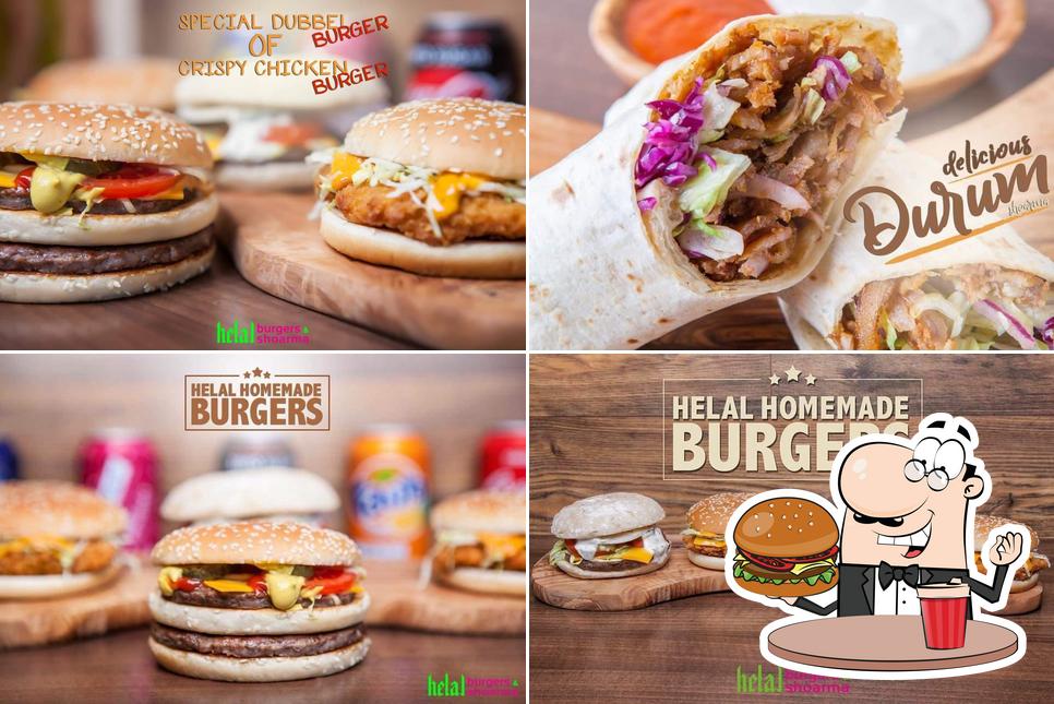 Les hamburgers de Helal burgers & shoarma Kanaleneiland will conviendront différents goûts