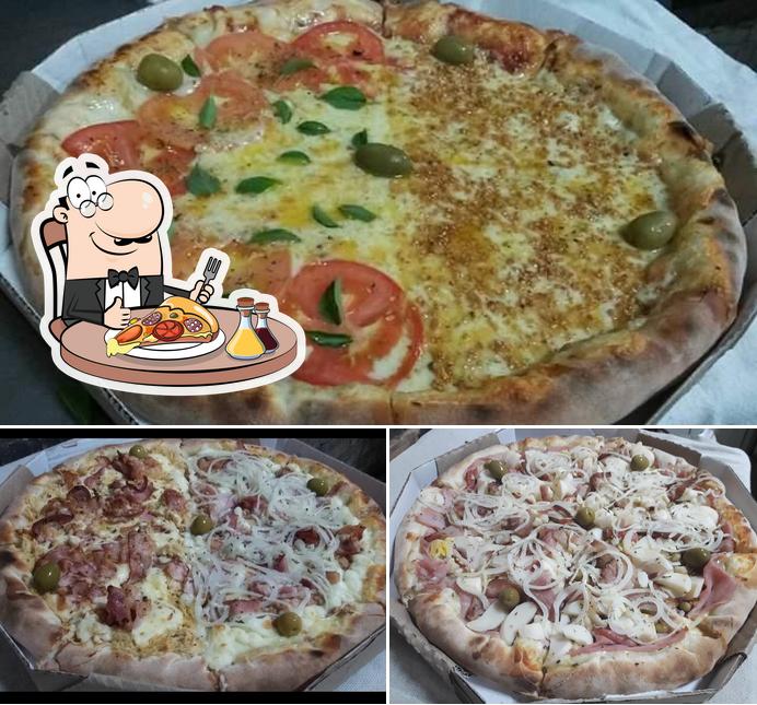 Escolha pizza no Good Disk pizza