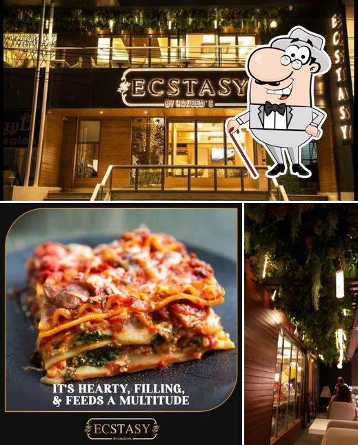 This is the photo displaying exterior and food at Ecstasy by Hakeem's