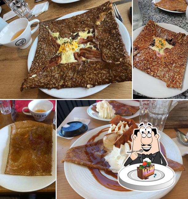 Gâteau au chocolat à Crêperie Le Corps de Garde