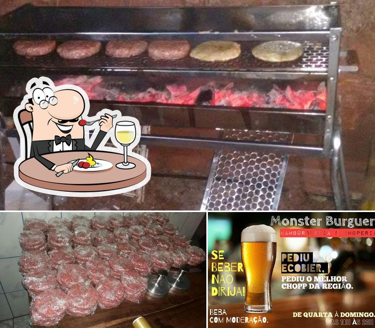 O Monster burguer, Hamburgueria artesanal se destaca pelo comida e cerveja