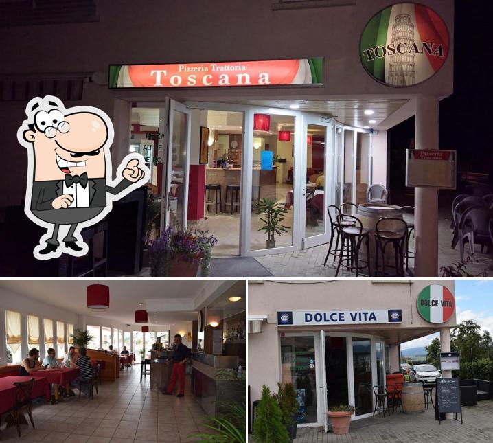 Dai un'occhiata agli interni di Restaurant & Pizzeria Toscana