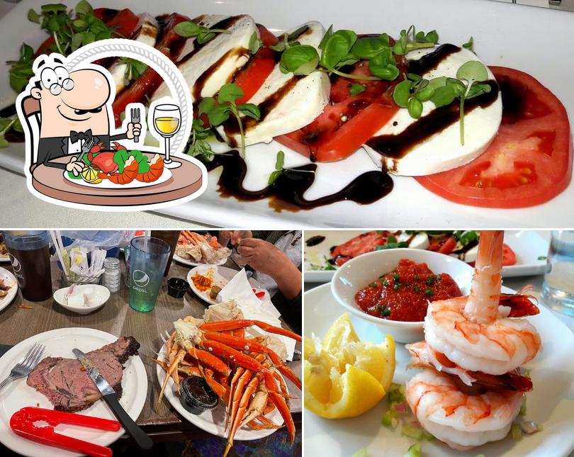 Order seafood at White Buffalo Grille @ The Lodge Casino (Must be 21+)