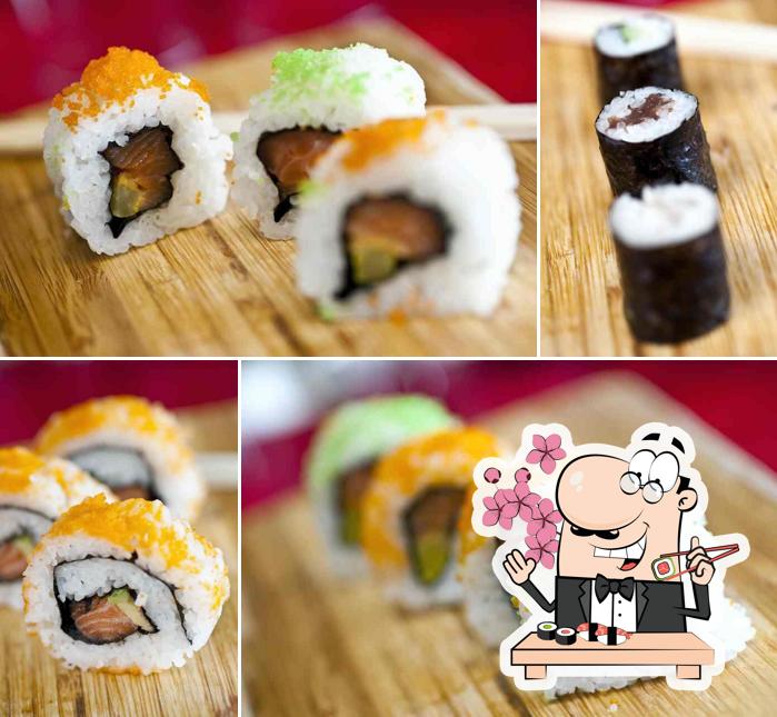 Prova le diverse opzioni di sushi