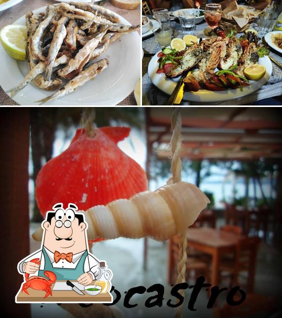 Get seafood at Neokastro