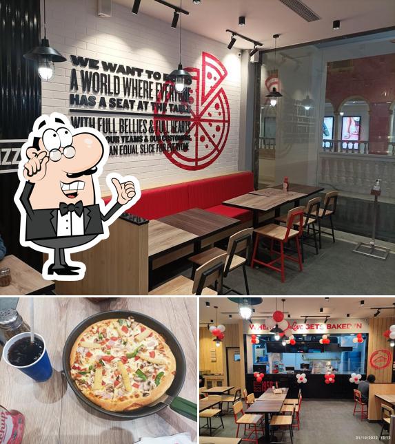 Pizza Hut is distinguished by interior and pizza