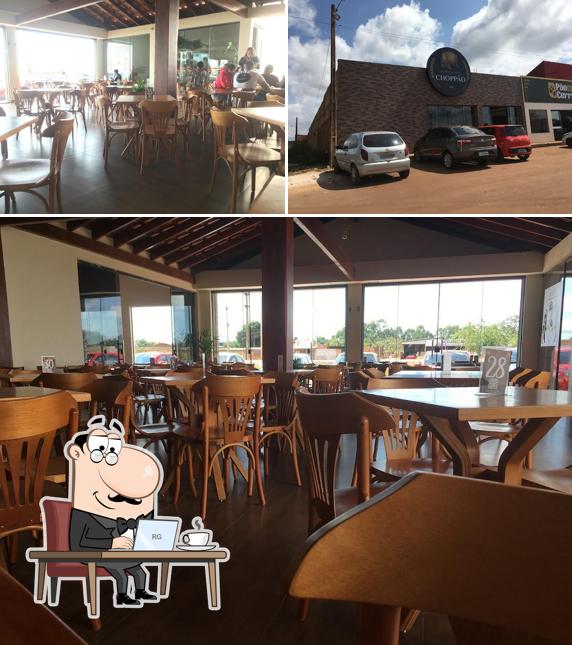 Confira a imagem mostrando interior e exterior no Churrascaria Choppão (Restaurante e Churrascaria)