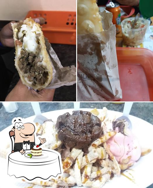 Peça uma das sobremesas