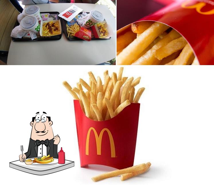 At McDonald's you can try French fries